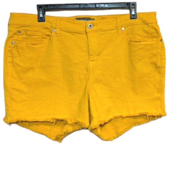 Torrid Mango Mid-Rise Vintage Stretch Midi Short Size 20 - Picture 5 of 9